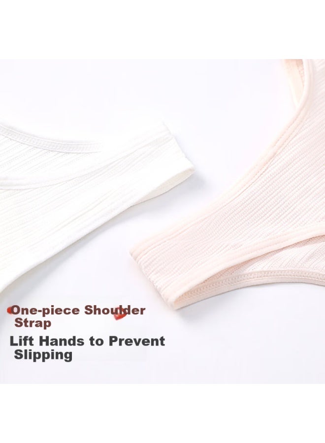 Long time companion Jiusuiban Children's Underwear, Girls' Developmental Bra For Ages 8-10, Anti-nipple Show, For Older Children, Jacquard Breathable Vest - Image 2