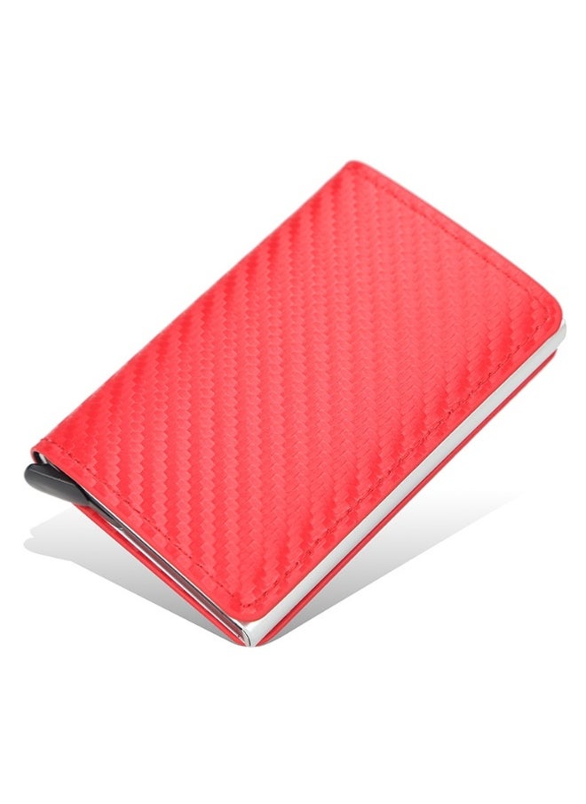 baellerry Men's Card Bag Card Sleeve Anti-degaussing RFID Wutomatic Card Men's Bank Card Clip Wallet  - Image 1