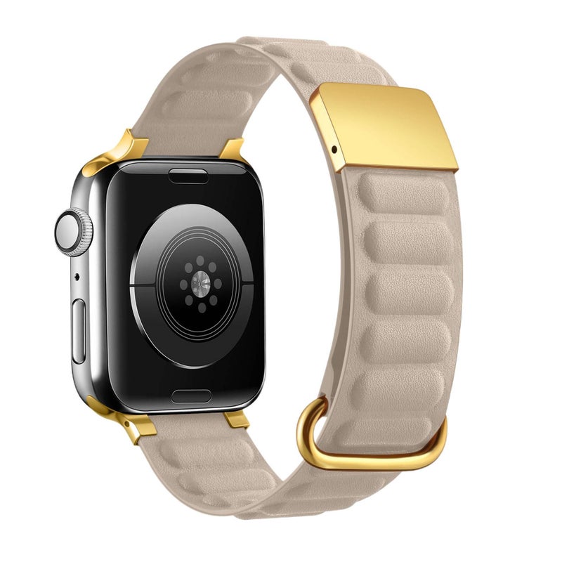 سوار ساعة ذكية باللون أسود قابل للتعديل سوار نايلون حلقي متوافق مع Apple Watch 38/40/41/42/44/45/49mm بملاءمة قابلة للتعديل وحزام بديل - Image 4