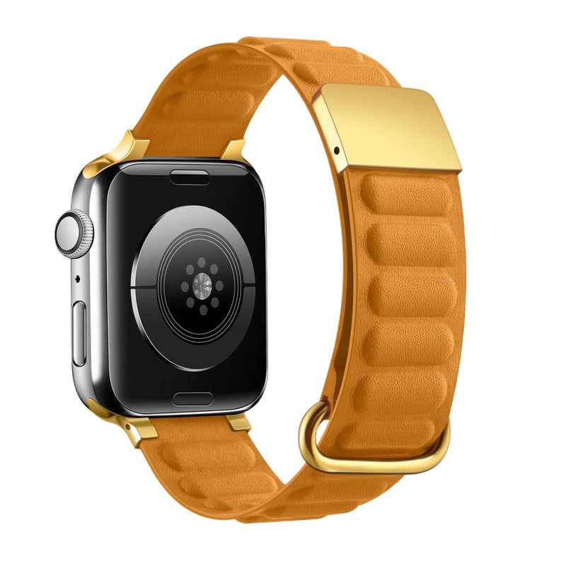 سوار ساعة ذكية باللون أسود قابل للتعديل سوار نايلون حلقي متوافق مع Apple Watch 38/40/41/42/44/45/49mm بملاءمة قابلة للتعديل وحزام بديل - Image 3