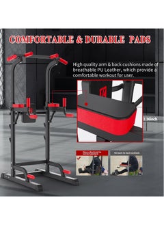 Power Tower Dip Station Pull Up Bar Station & Multi-Function Gym Equipment ForHome Gym Strength Training Workout Equipment Load 350LBS - pzsku/ZB54BB9A0EE6A1E89941AZ/45/_/1720424326/5c08686b-1402-4601-ad09-e6a844492209