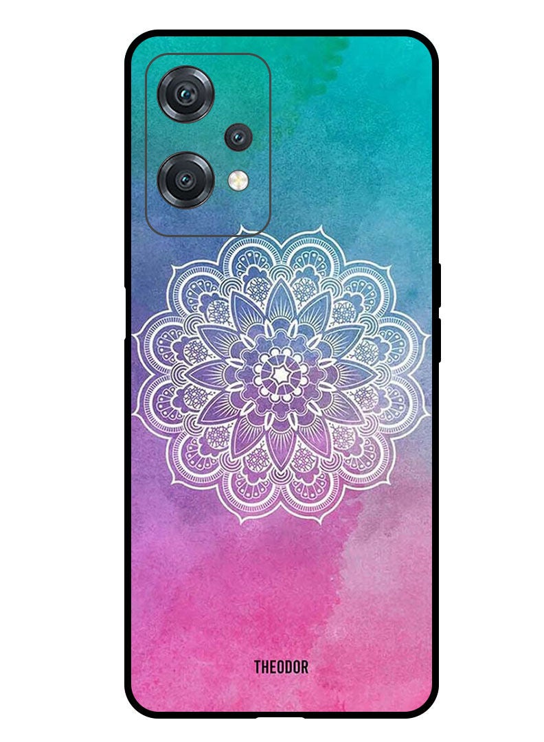Theodor Protective Case Cover For ONEPLUS NORD 2 LITE 5G Flower At Center - Image 1