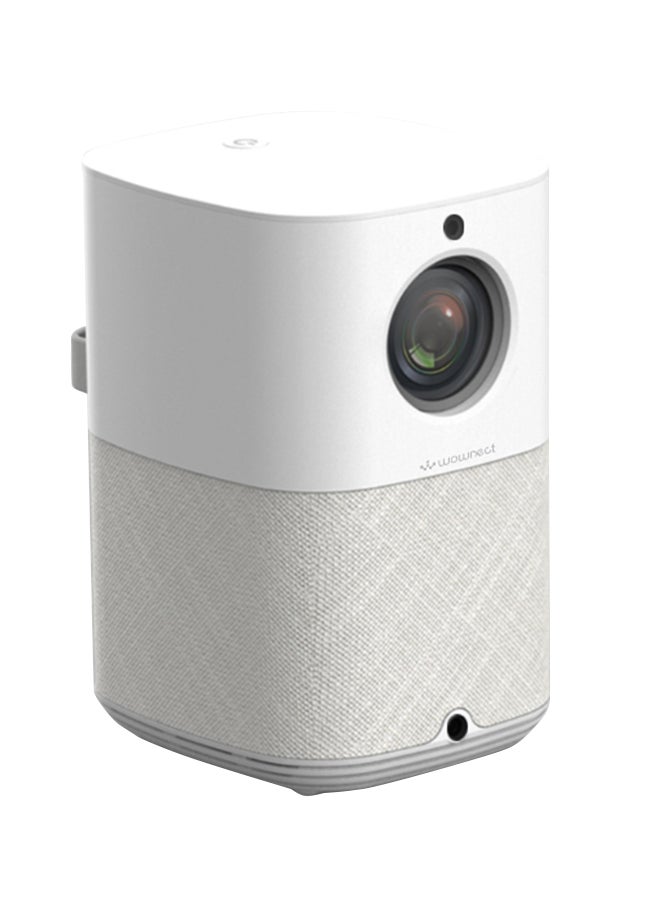 Wownect Android Projector Native 1080P |400 ANSI Lumens Outdoor Video Projector 4k [ Electric Focus ] 5G Wifi AndBluetooth Home Theater Projector PROJ-WO-72-AN White - Image 1