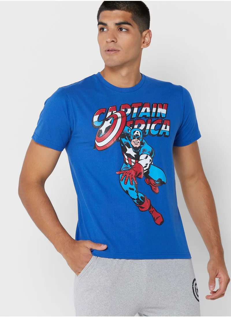 MARVEL Captain America  Sustainable Pyjama Set
