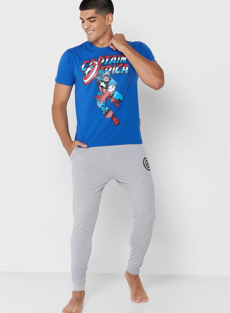 MARVEL Captain America  Sustainable Pyjama Set - Image 5