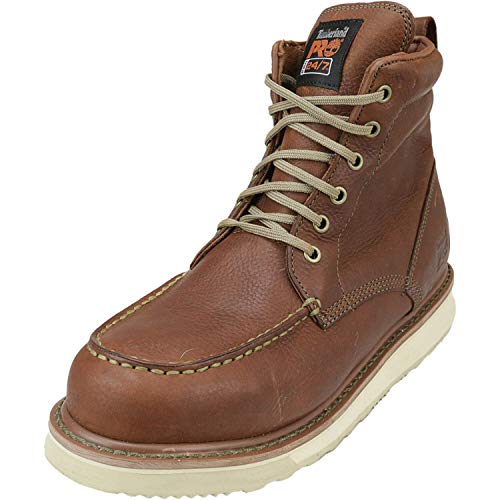 Timberland حذاء عمل صناعي للرجال من تيمبرلاند برو بارتفاع 6 إنش مع مقدمة ناعمة، بني، 13 - Image 5