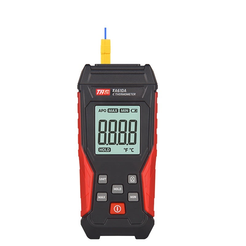 Digital Thermocouple Thermometer: K Type Single Channel, ABS Material, Data Hold Function - Wide Temperature Range, High Precision for Lab Industrial Use - Image 1