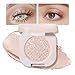 FeiCuiYun Glitter Shimmer Sparkle Eye Shadow Palette Makeup for Older Women Pearl White Silver Glitter Shimmer Metallic Holographic Iridescent Cream Iridescent Single Monochrome Eyeshadow Makeup 11 - Image 2