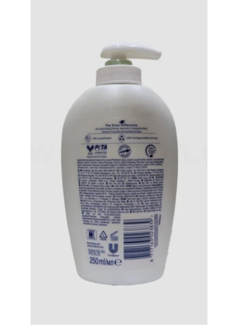Dove Nourishing Hand Wash Cucumber and Green Tea Scent 250ml - Image 2