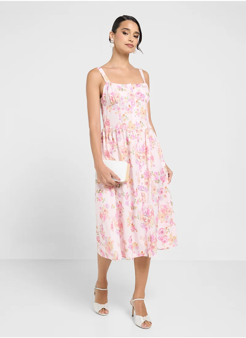 ايلا Floral Print Dress