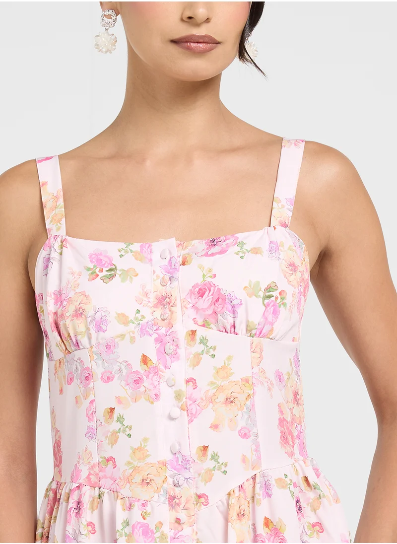 ايلا Floral Print Dress