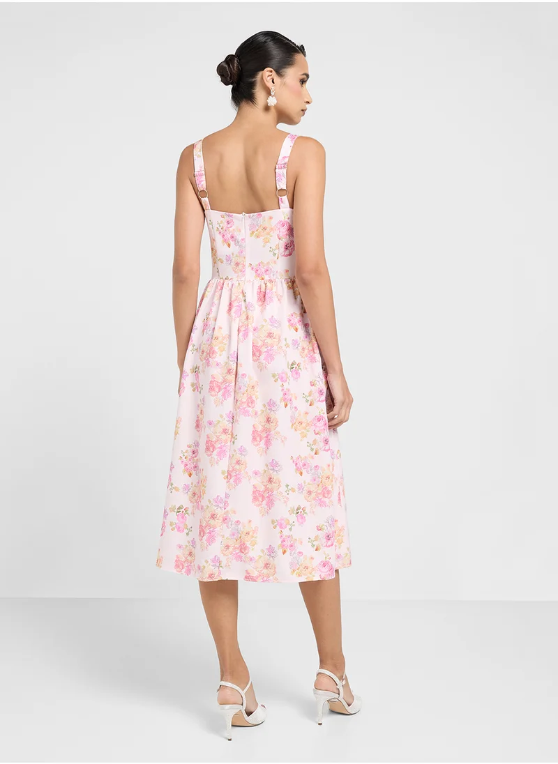 ايلا Floral Print Dress