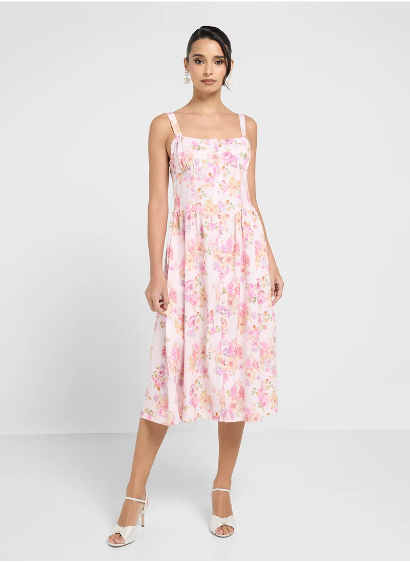 ELLA Floral Print Dress