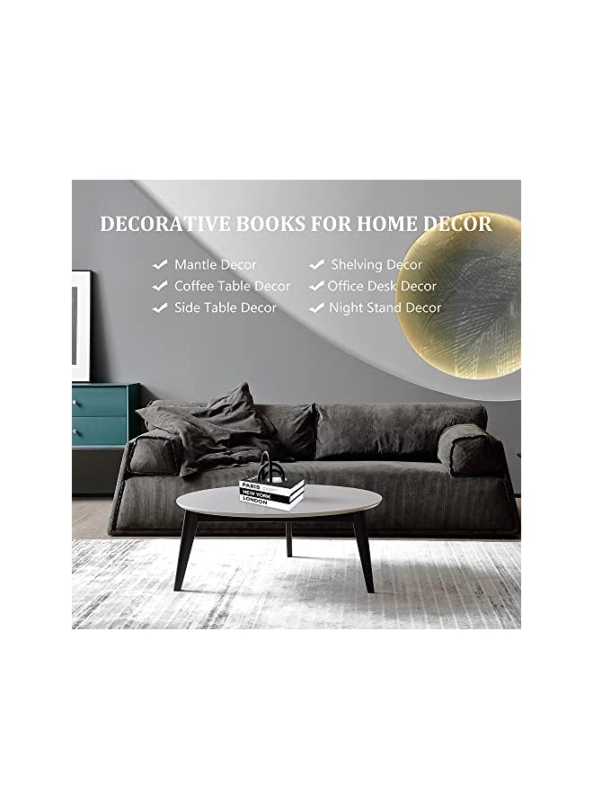 The Bros Decorative Books Set, Storage Box for Entry Table, Decorative Stacked Books Decor, Shelf Decor Accents Decorative Books, Decor Books for Home Decor, Faux Books for Decoration Home, Office - Image 3