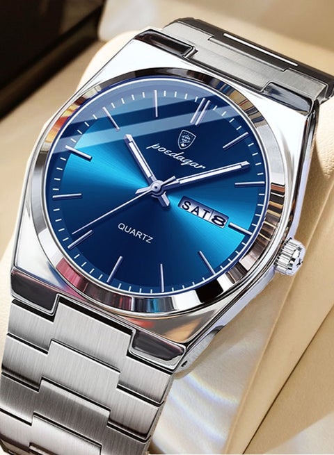 Men Watches Top Brand Luxury Waterproof Date Clock Male Steel Strap Casual Quartz Watch Sports Wrist Watch Men