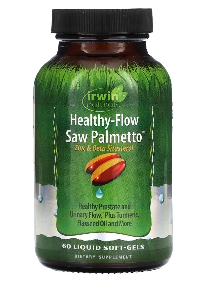 Irwin Naturals HealthyFlow Saw Palmetto 60 Liquid SoftGels 