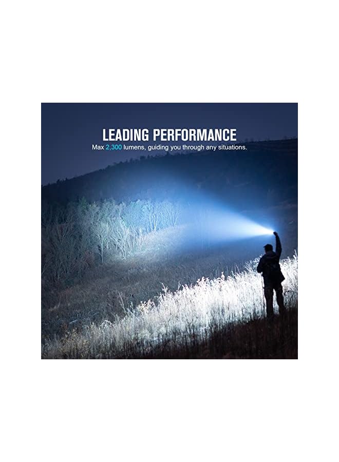 OLIGHT W3S LED Flashlight, Bright Pocket Flashlight with Proximity Sensor, Rechargeable 2300 Lumens Flashlights with MCC3,Waterproof, Pocket Clip for Outdoors,Camping,Hiking(Black) - Image 3