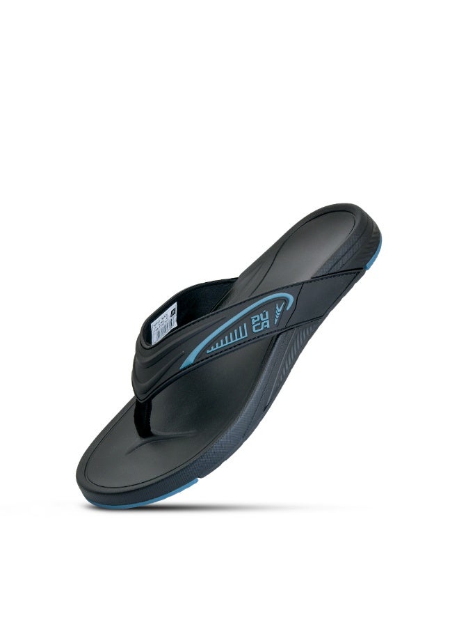 بوكا شباشب بوكا الرجالية، شباشب أنيقة ومريحة للرجال | ريبل أسود - Image 1