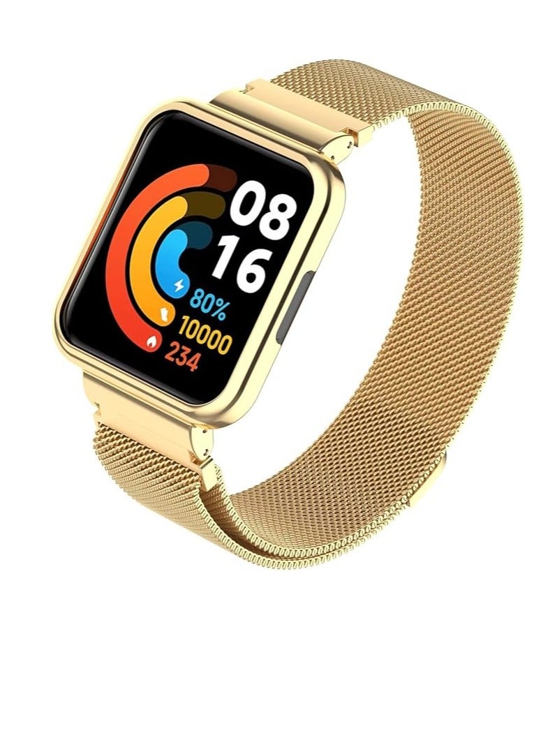 Stainless Steel Metal Strap Band Compatible with Xiaomi Redmi Watch 3 Only - Not Compatible with Redmi Watch 3 Active, Not Compatible with Redmi Watch 3 Lite - Image 3