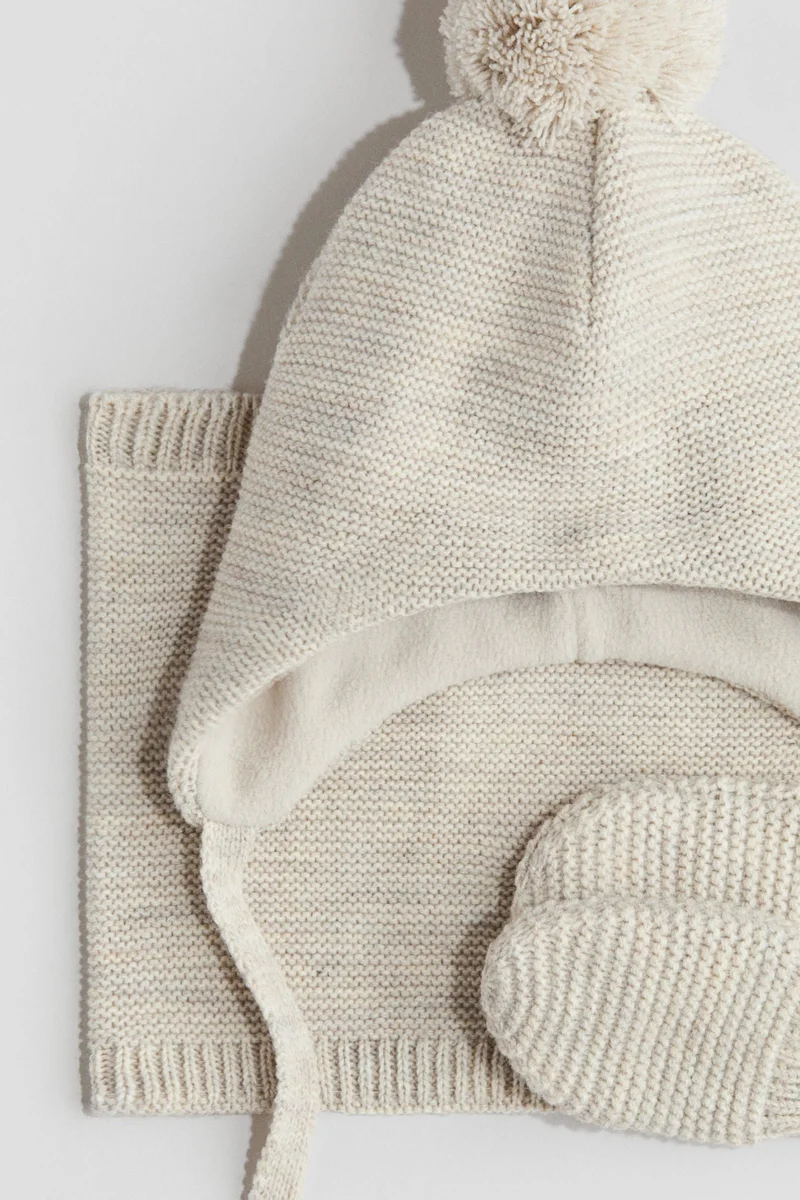 H&M 3-piece knitted set