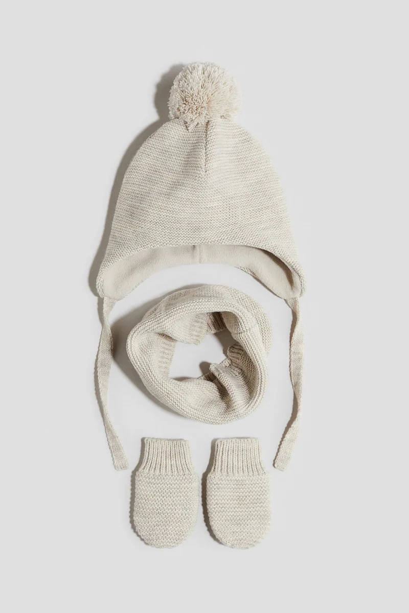 H&M 3-piece knitted set