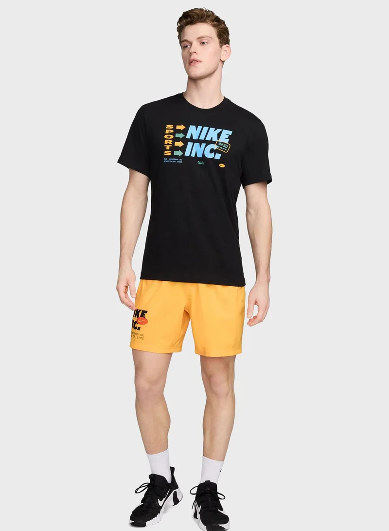 Nike Dri-Fit 3 Month Slub Graphic T-Shirt