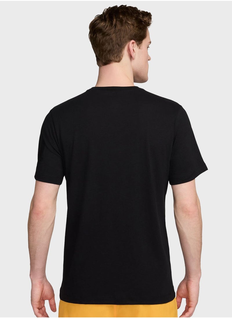 Nike Dri-Fit 3 Month Slub Graphic T-Shirt  - Image 2