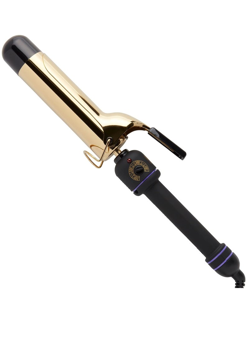 Hot Tools - هوت تولز مكواة تجعيد ذهبية مميزة | تجعيدات محددة تدوم طويلاً، (1-1/2 بوصة) - Image 1