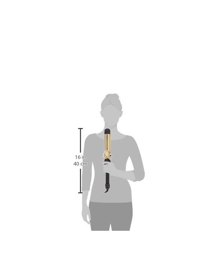 Hot Tools - هوت تولز مكواة تجعيد ذهبية مميزة | تجعيدات محددة تدوم طويلاً، (1-1/2 بوصة) - Image 1