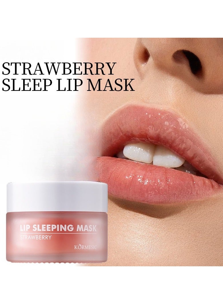 Kormesic Strawberry Sleep Lip Mask 30g - Sweet Hydration & Nourishment - Image 2