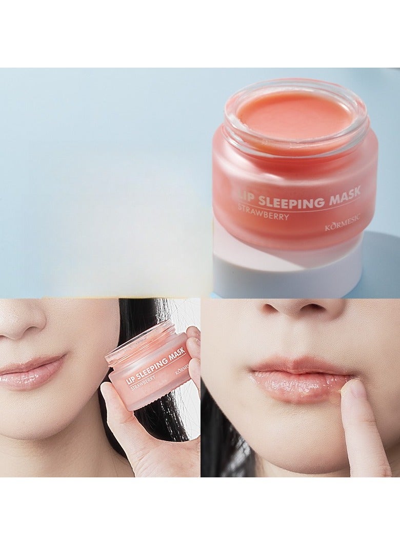 Kormesic Strawberry Sleep Lip Mask 30g - Sweet Hydration & Nourishment - Image 3