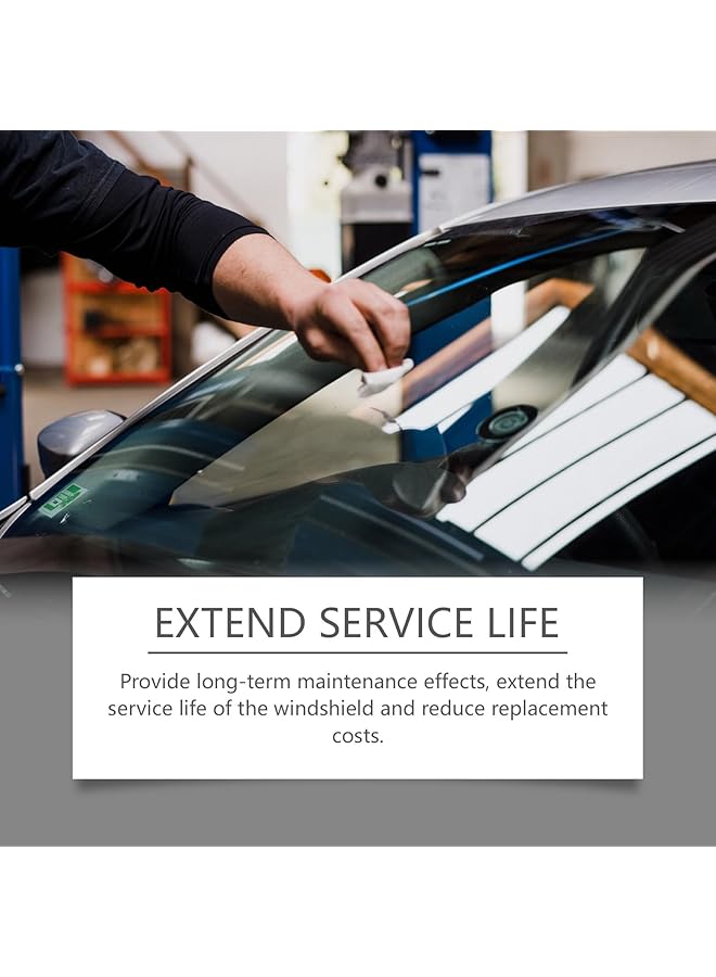 KASTWAVE Windshield Cracks Repair Kit, Glass Liquid Repair Set For Cars, Fixes Chips & Star-Shaped Cracks, Wind Shield Car Glass Repair Set (30Ml) - Image 3