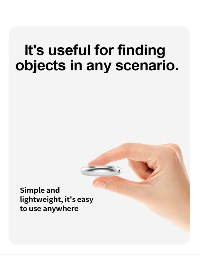 Smart Anti-Lost Tracker Works with Apple Find My, Mini Round Bluetooth Item Locator for Keys Bags Luggage Kids Pets - Image 4