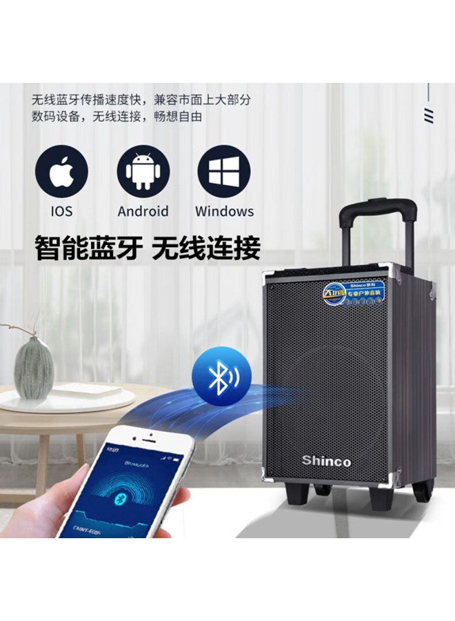 SHINCO Portable Wireless Bluetooth Speaker For Square Dancing, Outdoor High Power Loud Volume Long Battery Life Amplifier - Image 4