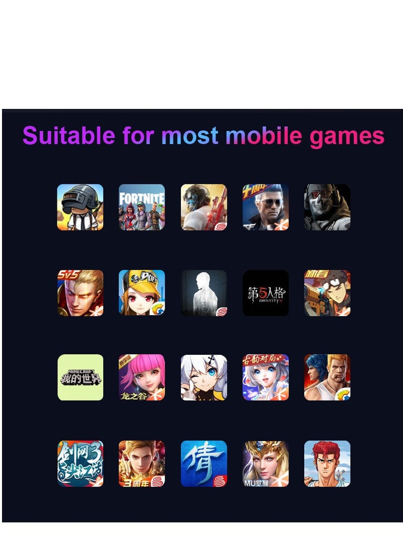 Gaming Mouse 35 Keys Single Hand Gaming Keyboard Converter Set For Android PUBG CODM Genshin Diablo All Games - Image 3