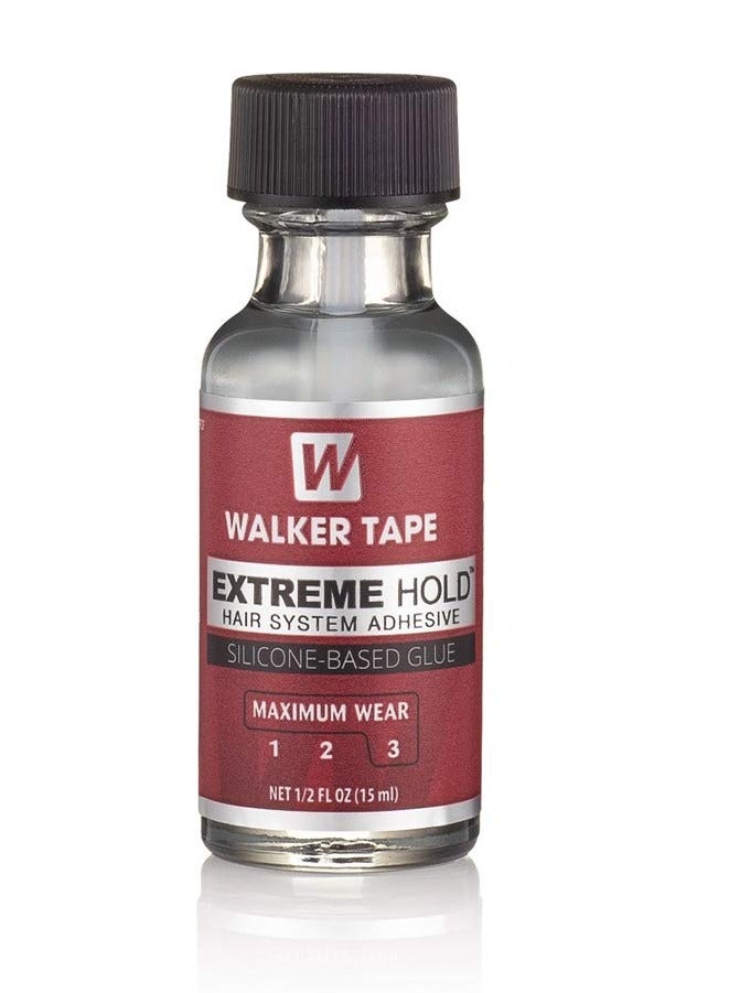 Walker Tape Extreme Hold Silicone-Based Wig Glue (0.5 FL Ounce)
