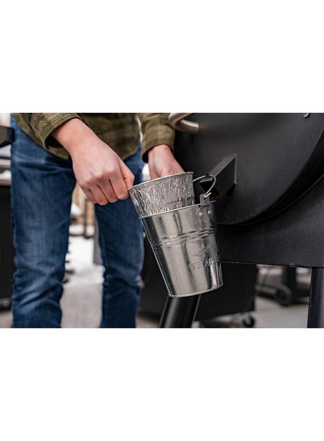 TRAEGER 5-Piece Disposable Aluminium Bucket Liners for Grill Silver 10.92 x 12.7 x 14.47 cm BAC572 - Image 4