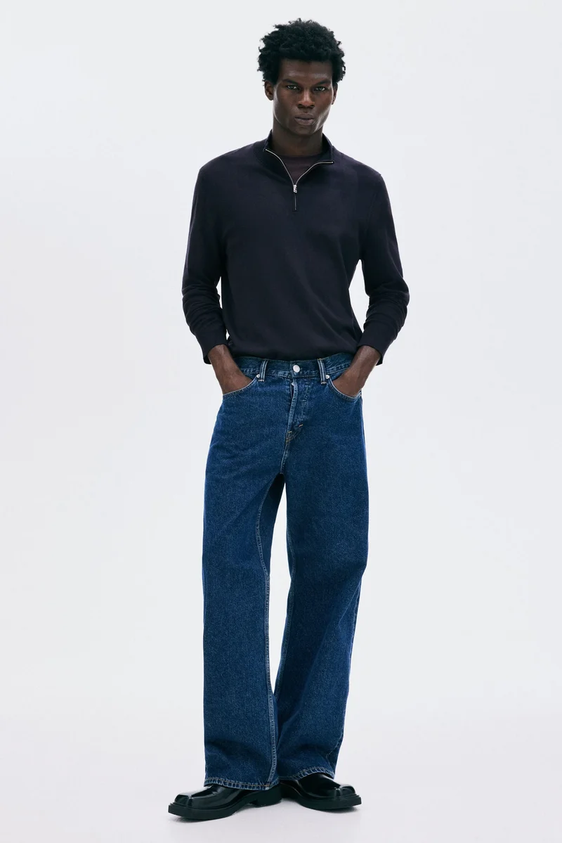 H&M Regular Fit Zip-top jumper