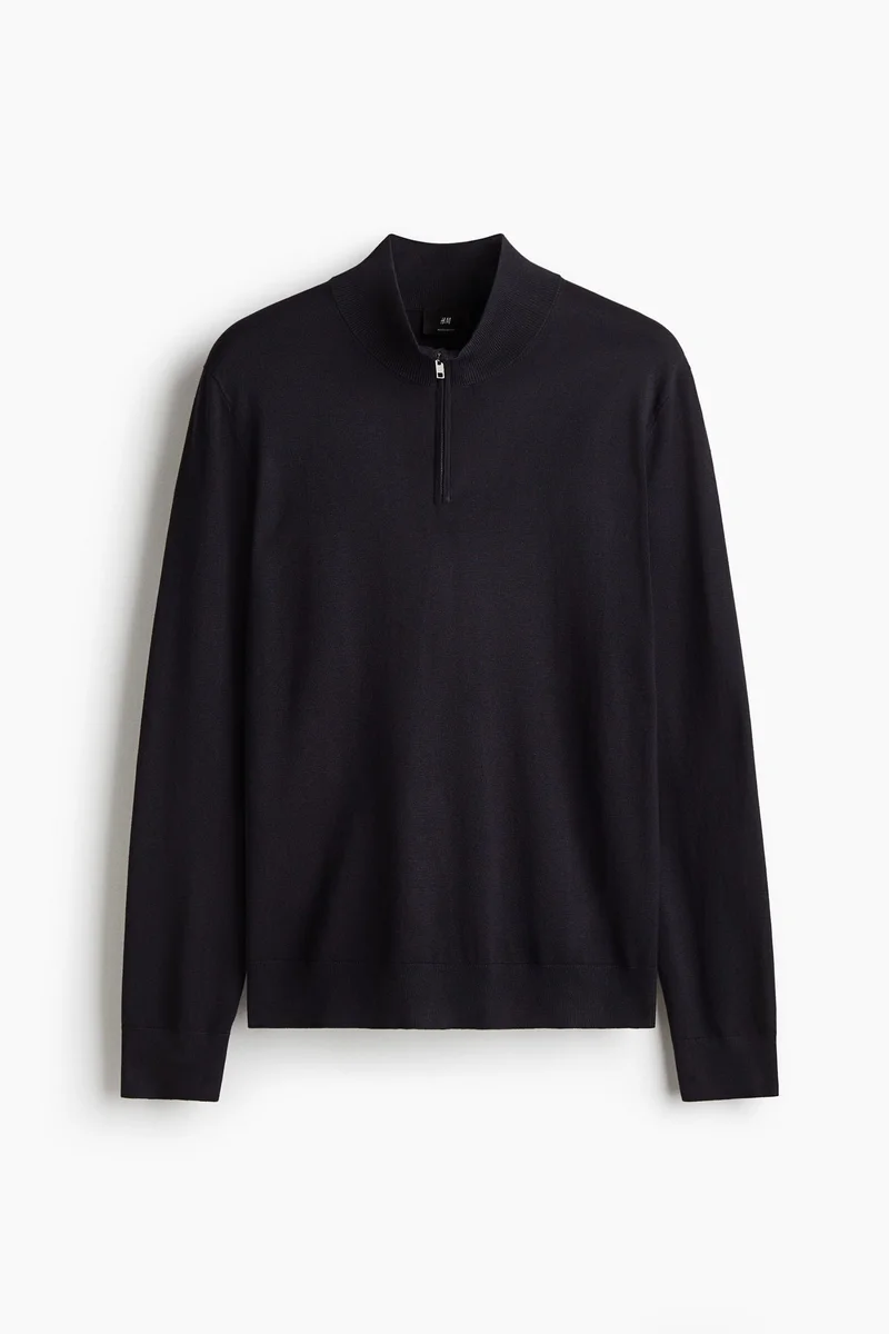 H&M  Regular Fit Zip-top jumper for Men | Best Price UAE