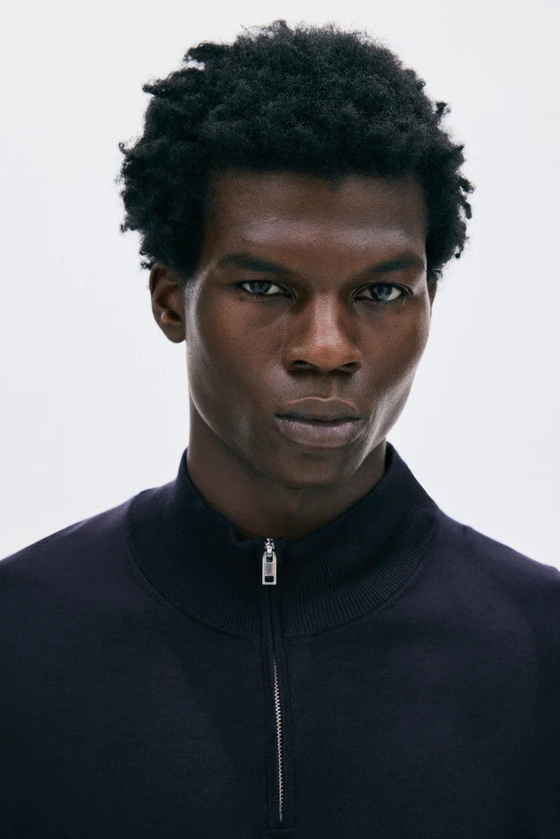 H&M  Regular Fit Zip-top jumper for Men | Best Price UAE