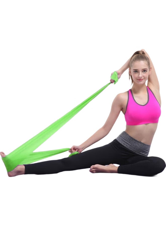 Dweck Elastic Resistance Band For Yoga, Fitness, Strength Training, And Stretching For Men And Women, Grass Green, 18 Lbs - Image 2