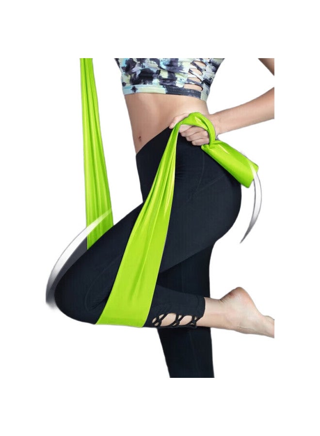 Dweck Elastic Resistance Band For Yoga, Fitness, Strength Training, And Stretching For Men And Women, Grass Green, 18 Lbs - Image 1