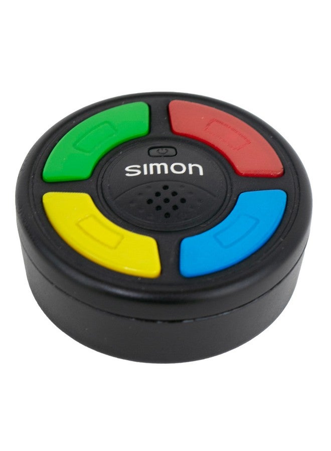Worlds Smallest World's Smallest Simon - Exact Replica of The Original Electronic Memory Game - Only 2 inches in Diameter, Featuring Four Color Window Buttons and Authentic Tonal Sounds - Recommended for Ages 6+