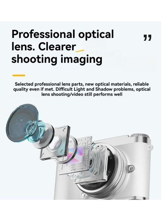 M MIAOYAN Student Camera Dual Lens – Photo & Video Recording with 32GB Memory Card, Phone Adapter & Card Reader - Image 3