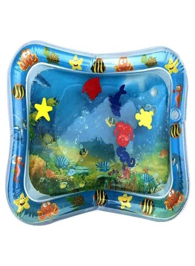 KITIKITTZ KITI KITS Activity Play Centre Indoor and Outdoor Water Play Mat for Baby Kids Water Play Mat Toys Inflatable Tummy Time Leak-Proof Water Play Mat and Toddlers Perfect Fun Activity Inflatable Mat - Image 1