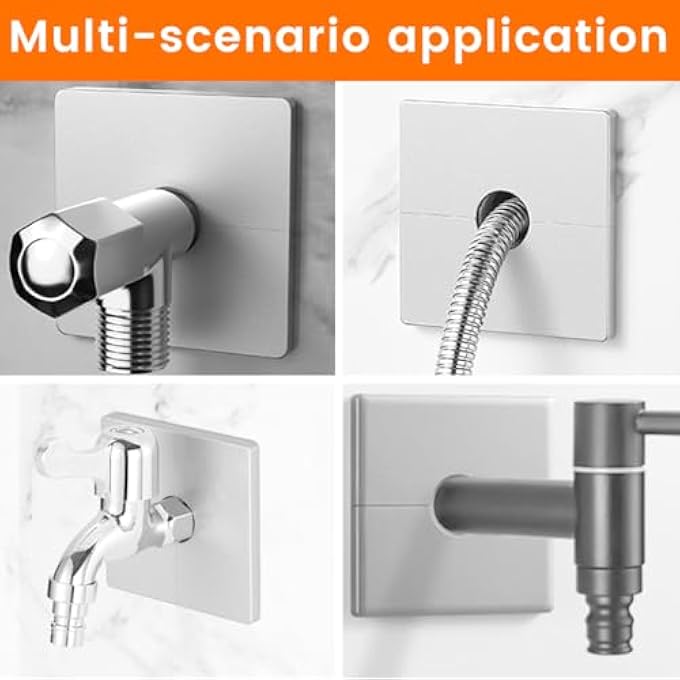 2 PIECES HOLE COVERS, RADIATOR TUBES, INNER DIAMETER 22MM, WALL HOLE COVERS FOR TUBES, SPLIT FLANGE, FOR SQUARE PLATES - Image 2