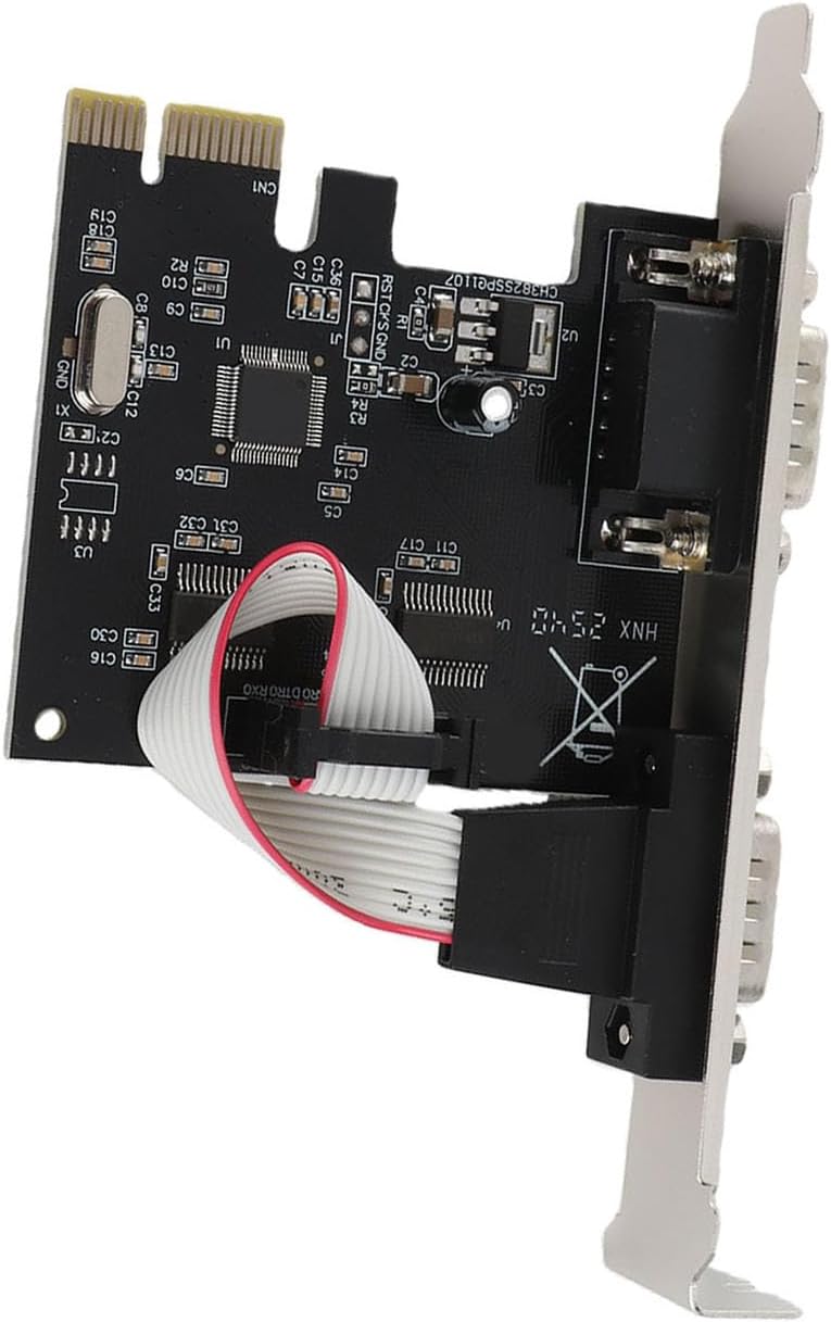 Generic 2 Port PCIE Serial DB9 Port Card, PCI Express RS232 DB9 Serial Expansion Card, PCIE X1 Interface Cards, Ideal for Systems - Image 5
