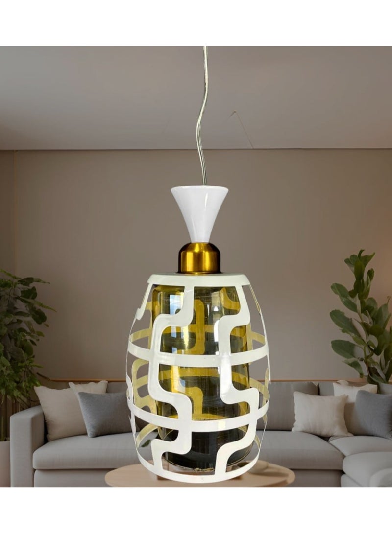 دلاية مفرد مودرن معدن لون ابيض 1 لمبة من زيدان سنتر كود 101