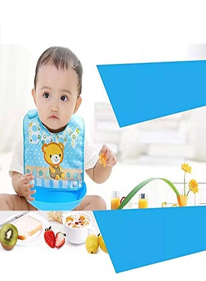 NAVYZONE Navy Zone Baby Bibs For Feeding & Weaning Babies | 0-2 Year Babies| (Storage Bibs- Pack of 2) - Image 2