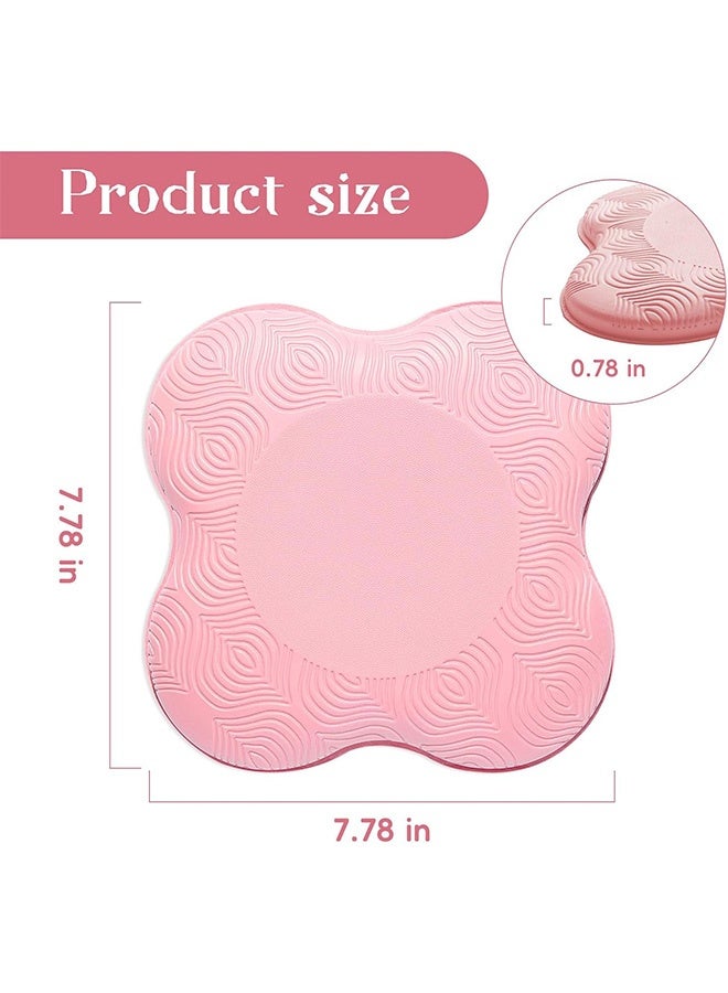 Quantum 2 PCS Yoga Knee Pads, PU Foam Yoga Knee Mat, Anti Slip Pilates Exercise Mats, Ideal for Yoga Fitness and Stretching(Pink) - Image 2
